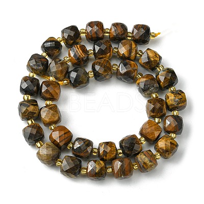 Natural Tiger Eye Beads Strands G-Q010-A09-01-1