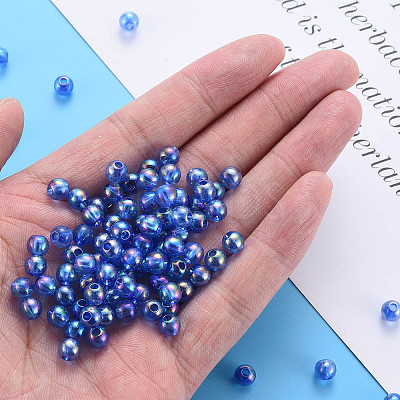 Transparent Acrylic Beads MACR-S370-B6mm-751-1