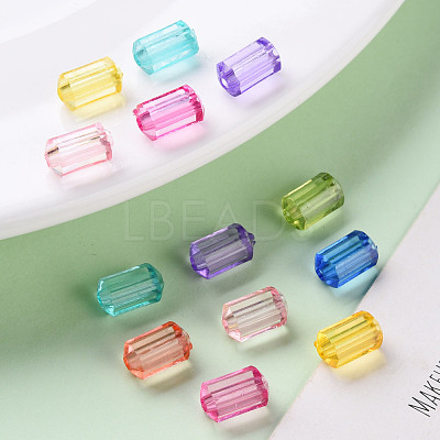 Transparent Acrylic Beads TACR-S154-27B-1