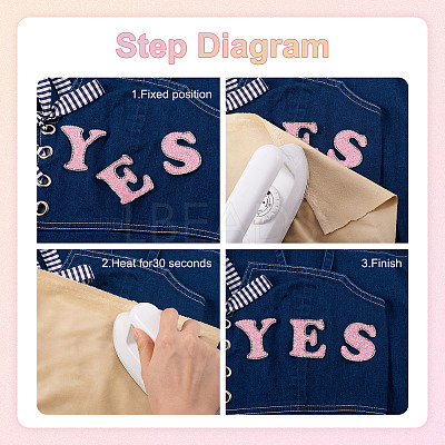 26 Letters Cloth Iron/Sew on Patches PJ-TAC0004-04A-1