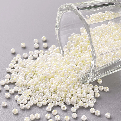 11/0 FGB Grade A Ceylon Glass Seed Beads X-SEED-N001-B-0482-1