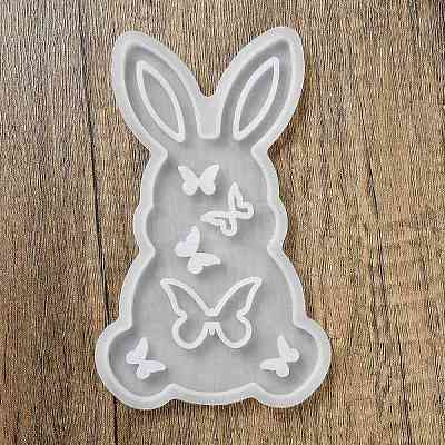 Easter Theme Rabbit with Butterfly Pattern DIY Silicone Table Lamp Molds SIMO-G008-02A-1
