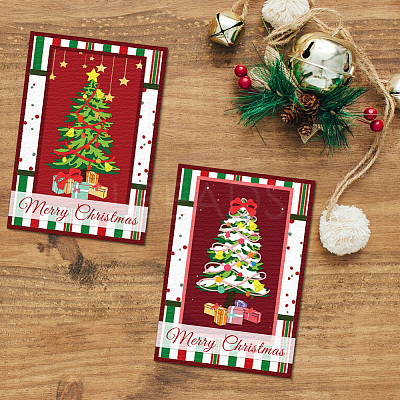 Christmas Tree Carbon Steel Cutting Dies Stencils DIY-WH0309-2394-1