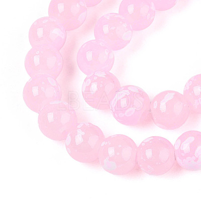 Baking Paint Glass Beads X1-DGLA-N015-8mm-02-1