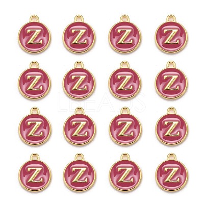 Golden Plated Alloy Enamel Charms X-ENAM-S118-08Z-1