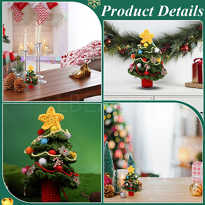1 Set DIY Christmas Knitting Tools Kits DIY-SC0026-49A-1