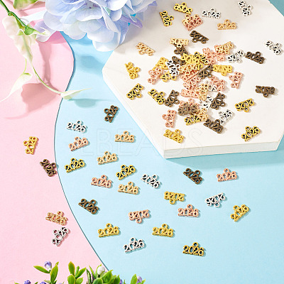 120Pcs 6 Colors Alloy Pendants FIND-TA0006-34-1