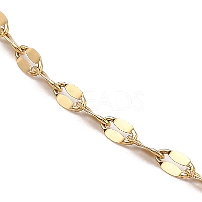 10Pcs PVD Vacuum Plating 304 Stainless Steel Dapped Chain Necklaces Set NJEW-K254-02G-1