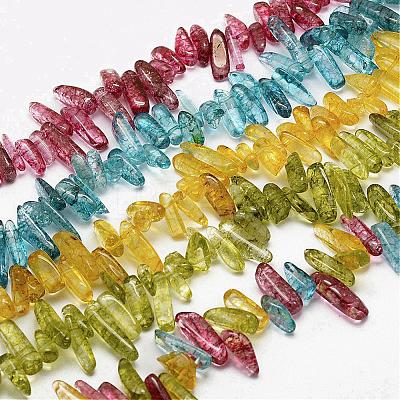 Natural Quartz Crystal Beads Strands G-F483-02-1