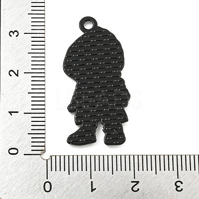 Halloween Alloy Enamel Pendants ENAM-M220-02B-B-1