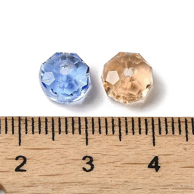 Transparent K9 Glass Beads GLAA-E048-02-1