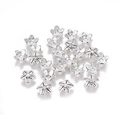 Tibetan Style Alloy Bead Caps X-LF10624Y-1