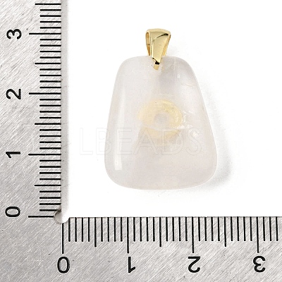 Natural Quartz Crystal Pendants G-C282-03G-1