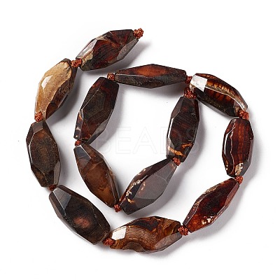 Natural Agate Beads Strands G-F719-13D-1