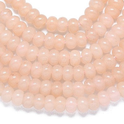 Natural Malaysia Jade Beads Strands G-B165-G01-4x6mm-10-1