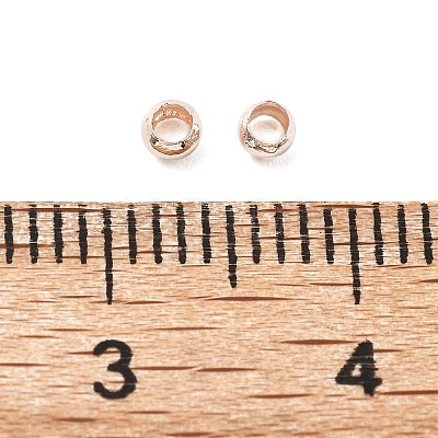 Brass Crimp Beads KK-S509-01RS-01-1
