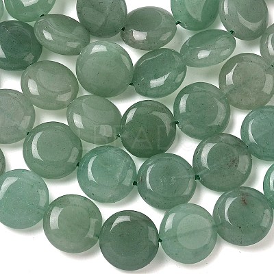 Natural Green Aventurine Beads Strands G-L648-B24-15mm-01-1