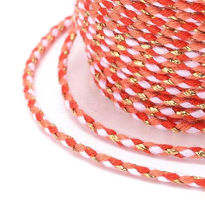 4-Ply Polycotton Cord with Metallic Thread OCOR-Z003-C02-1