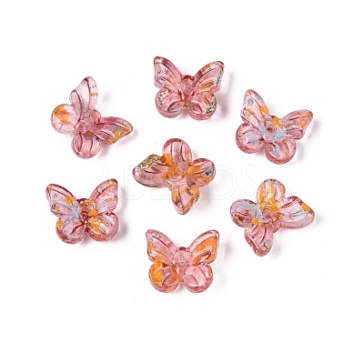 Picasso Transparent Glass Beads SEED-N012-06-1