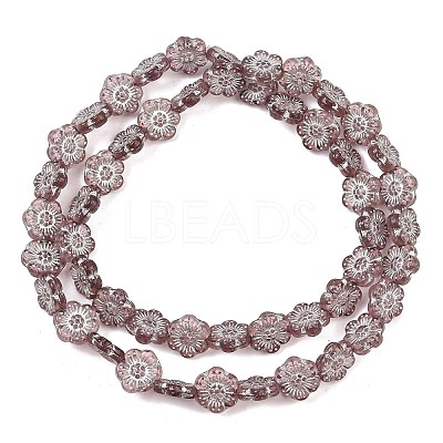 Czech Pressed Glass Beads GLAA-I061-32A-1