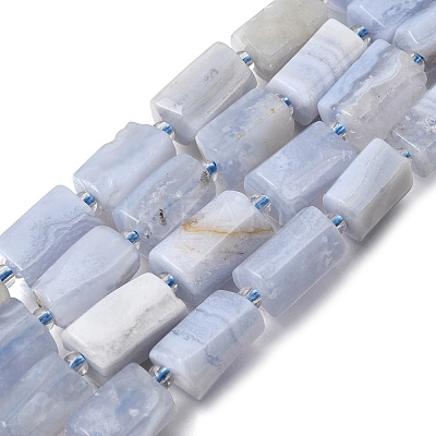 Natural Blue Lace Agate Beads Strands GG-CBA8682-A03-1