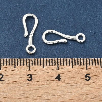 925 Sterling Silver Hook Clasps STER-A050-09A-S-1