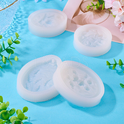 4Pcs 4 Styles Silicone Soap Molds DIY-TA0013-19-1