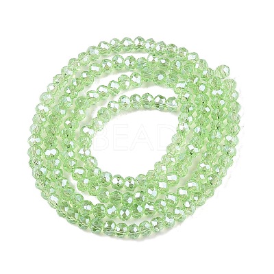 Electroplate Glass Beads Strands EGLA-A044-T2mm-A09-1