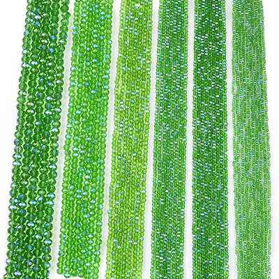 Electroplate Glass Beads Strands EGLA-A044-T4mm-L11-1