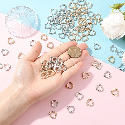 200Pcs 2 Colors CCB Plastic Bead Frame CCB-YW0001-69-1