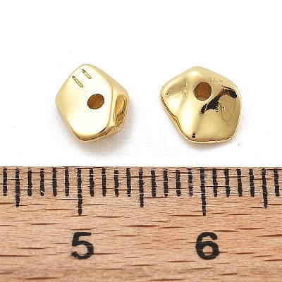 Rack Plating Nuggets Brass Beads KK-M309-43G-06-1