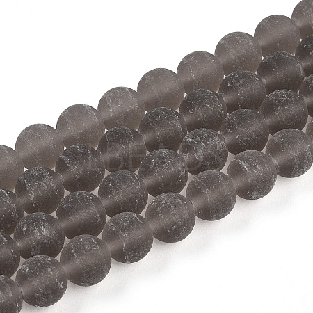 Transparent Glass Beads Strands GLAA-T032-T10mm-MD02-1
