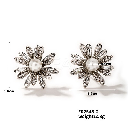 Shiny Women's Earrings with Hollow Design KJ4382-2-1