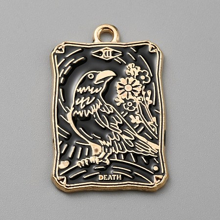 Alloy Enamel Pendants ENAM-WH0064-24F-1