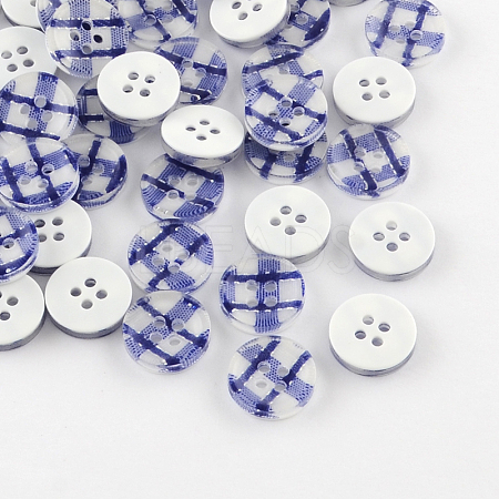 4-Hole Plastic Buttons BUTT-R036-03-1