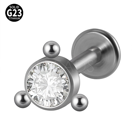 G23 Titanium Threadless Labrets WG33C7B-20-1
