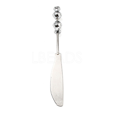 Non-Tarnish 201 Stainless Steel Cake Spatulas LS-AJEW-P114-01G-P-1