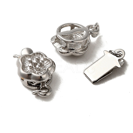 Brass Box Clasps KK-F0176-P-NF-1