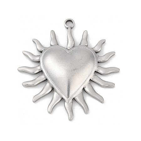 304 Stainless Steel Pendants STAS-D366-01J-P-1