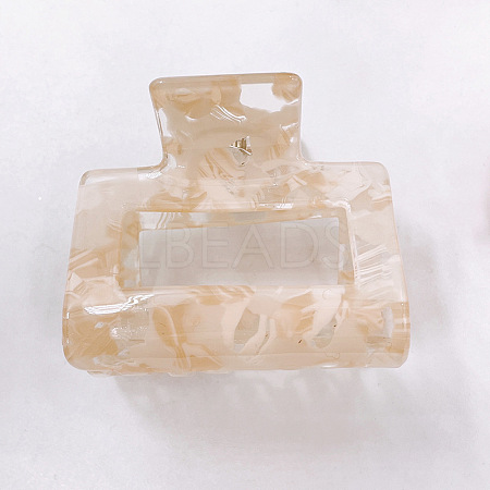 Rectangular Acrylic Large Claw Hair Clips for Thick Hair PW23031324427-1