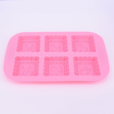 Constellations Pattern Food Grade Silicone Molds DIY-WH0167-90B-1