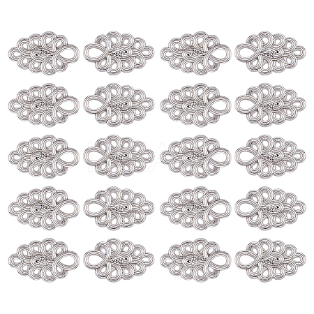 20Pcs Zinc Alloy Adjustable Jean Button Pins FIND-FH0017-92P-1