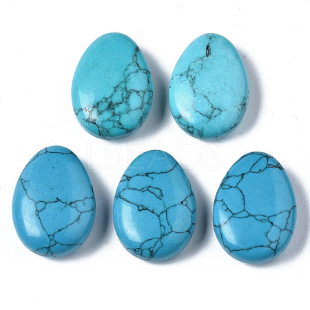 Synthetic Turquoise Pendants G-N0326-74I-1