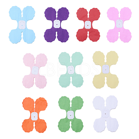 Clover Paper Pull Flowers AJEW-NB0001-29-1