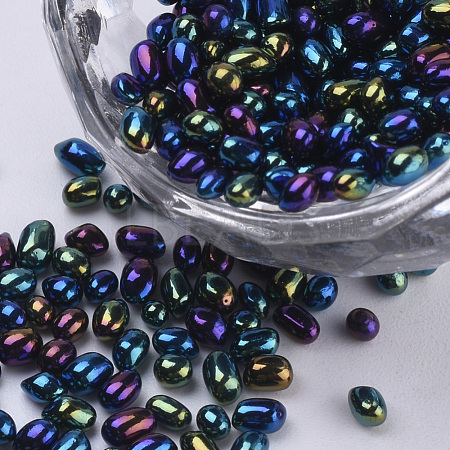 Plated Glass Seed Beads SEED-Q030-A-05-1