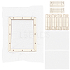 Basswood Assembled Paper Making Frame DIY-WH0001-73A-1