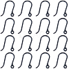 SUNNYCLUE 200Pcs Plastic Earring Hooks KY-SC0001-81A-1
