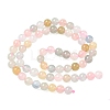Round Natural Morganite Bead Strands G-L425-30-6mm-4