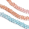 Transparent Painted Glass Beads Strands LS-DGLA-A034-T2mm-A19-4