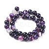 Natural Striped Agate/Banded Agate Beads Strands G-G582-6mm-52-2